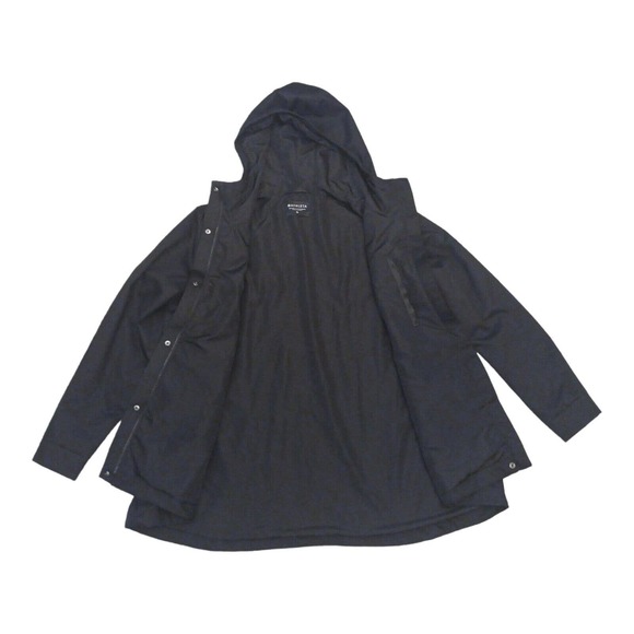 Athleta Sutro Jacket Women's Black Size XL Hooded Full Zip Raincoat Lightweight - Picture 7 of 13